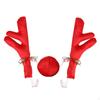 Car Reindeer Antlers and Nose Set Costume Holiday Vehicle Decor Premium Christmas Decoration