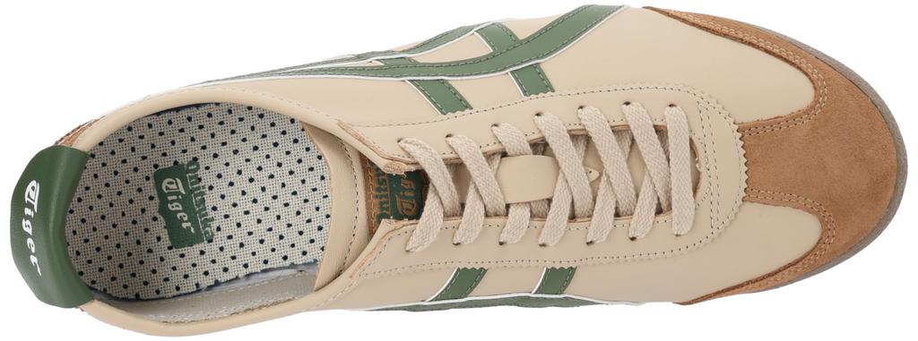 Кроссовки MEXICO 66 ЗЕЛЕНЫЕ см [Onitsuka Tiger] БЕЖЕВЫЙ/ТРАВА 26.0