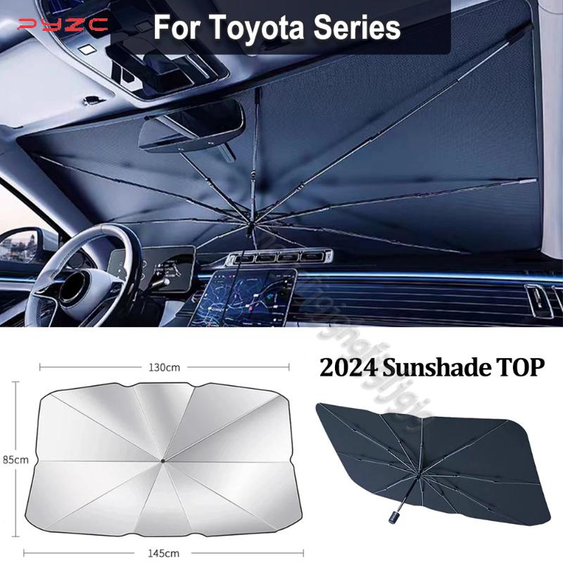 Для Toyota Prius Camry Corolla C-HR CHR RAV4 Prado Автомобильный солнцезащитный козырек Зонт на лобовое стекло Передний солнцезащитный козырек Зонтик Складной