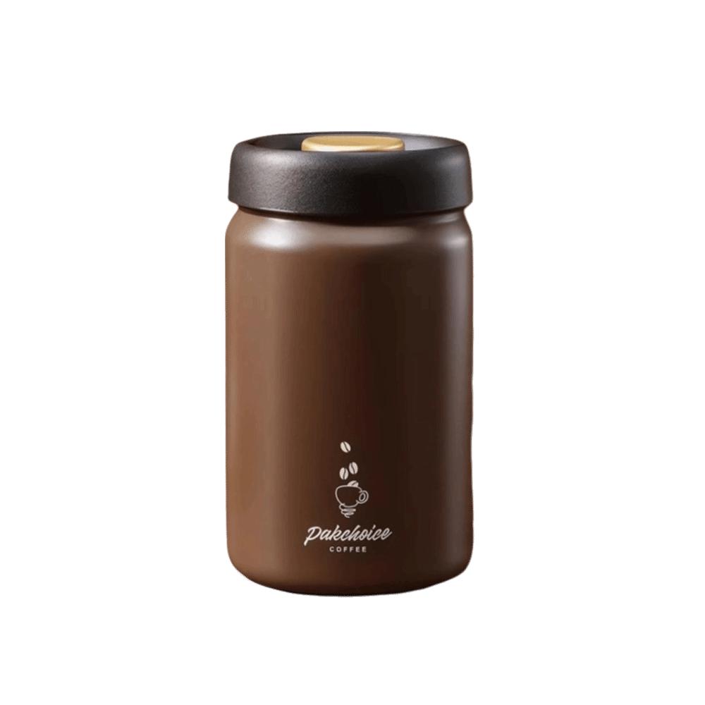Stainless Steel Vacuum Coffee Container Moisture-Proof Food Storage Jar Coffee Bean Storage Home