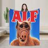 Теплое Мягкое Одеяло Путешествия Офис Alf 90-е ТВ Сериал Постельное Белье Пледы Фланелевое Покрывало Для Гостиной С Принтом Чехол На Диван-кровать