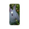 Чехол для телефона с милым белым кроликом для iPhone 5 5S 2020se 6 6s 7 8 plus x 10 XR XS 11 12 13 mini pro MAX, черная задняя крышка из ТПУ