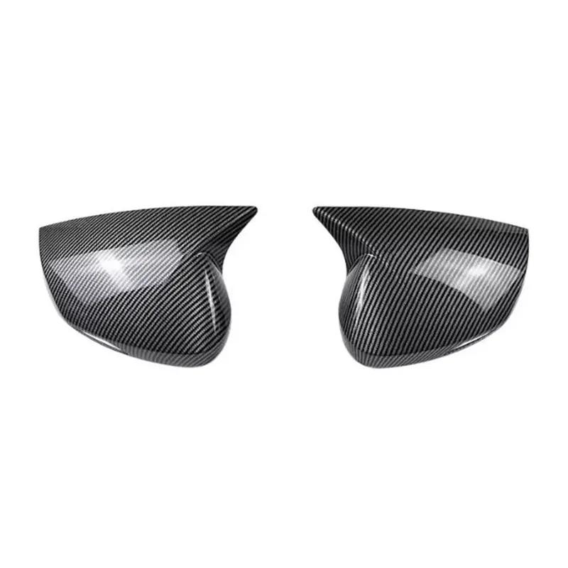 2x Carbon Look Side Wing Mirror Cover For Kia Sportage KX5 2024 Side Rear View Mirror Cap Cover Car Accessories