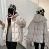 Зимняя новая женская мода, высококачественная комбинированная хлопковая одежда с наполнителем, иностранная свободная повседневная теплая хлопковая одежда