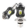 Светодиодная фара для мотоцикла, линза проектора H4/BA20D/H6, светодиодная COB-лампа для противотуманных фар, фара для квадроцикла, скутера