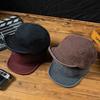 Japanese Retro Short Brim Heavy Industry Men'S Spring And Summer Washed Baseball Cap Tooling Style Color Matching Five-Piece Hat Tide Children