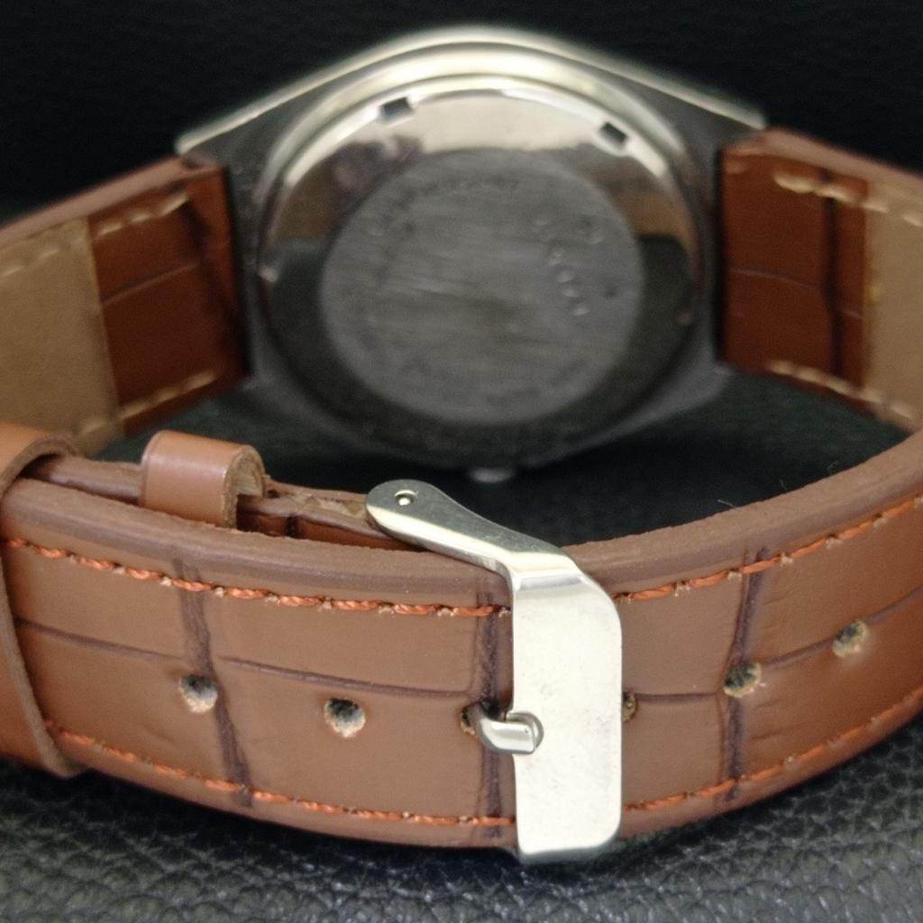 Seiko 5 АВТОМАТИЧЕСКИЕ 6349A ВИНТАЖНЫЕ ЯПОНСКИЕ МУЖСКИЕ ЧАСЫ С АРАБСКИМ КРАСНЫМ ЦИФЕРБЛАТОМ a701505-5