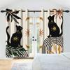 Abstract Blackout Curta Boho Modern Sun Moon Abstract Geometric Design Medieval Minimalism Nordic Polyester Bedroom Curta