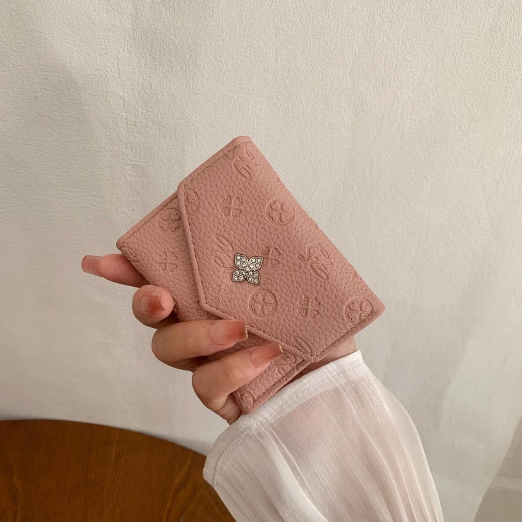 2025 New Women's Wallet Women's High-end Short Wallet Student Women's Card Bag Ins Women's Wallet Change Card