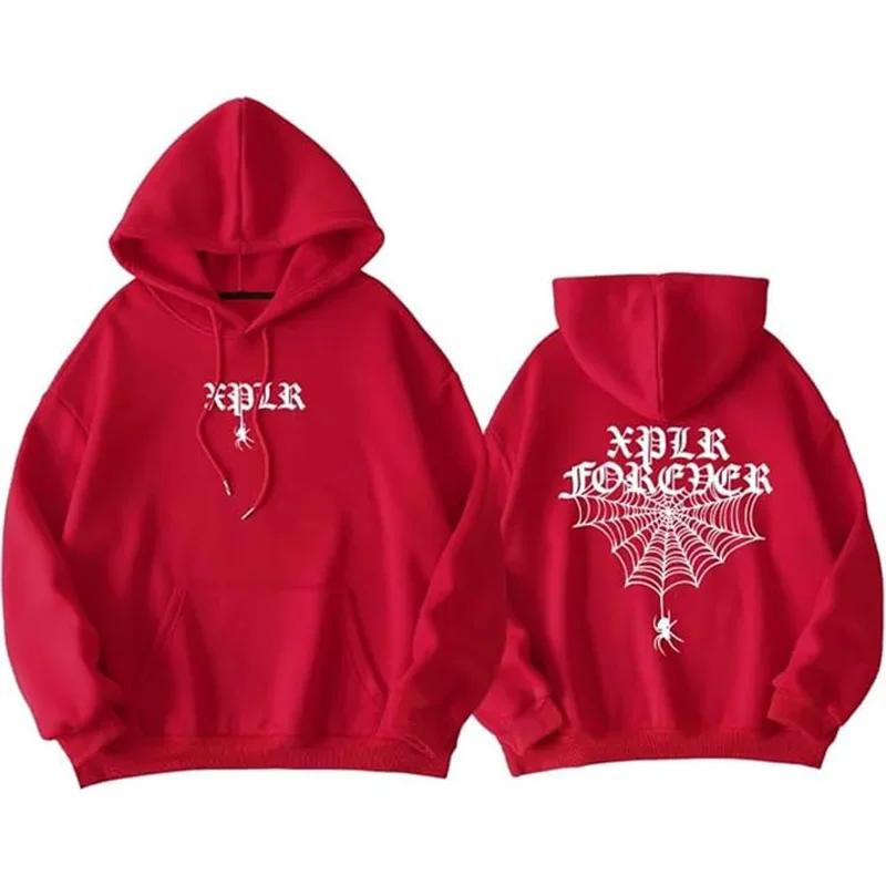 Мужская толстовка Новая толстовка с принтом Паука Мужская толстовка с длинным рукавом для ролевых игр