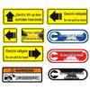 Светоотражающая наклейка на автомобиль «Курить запрещено» (2-Pack)