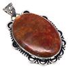 Pendant Bird Eye Jasper Gemstone Handmade Gift For Her Silver Jewelry 2"