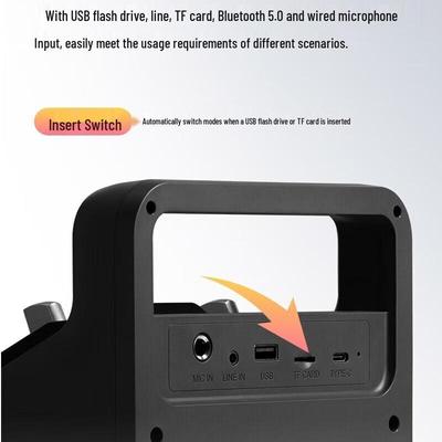 Edifier Портативная Bluetooth-колонка для караоке PP205, штекер CN (адаптер в комплекте)
