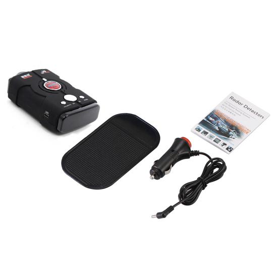 V8 Excellent Speed Range Languages Detector Long Portable Switching Voice Alert Speed Radar Detector