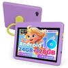 Детский планшет Android 16, 10 дюймов, 24 ГБ ОЗУ + 128 ГБ ПЗУ, Wi-Fi 6