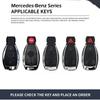 AABID1 Zinc Alloy Car Key Case For Mercedes Benz C Class Remote Control Protector For Mercedes Benz C300 C260 C200 C180 Key Cover