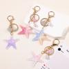 Креативный брелок-подвеска Звезда из смолы для женской сумки, брелок для ключей автомобиля, прямые продажи