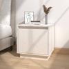 VidaXL Bedside Table White 40x30x40 Cm Solid Pine Wood