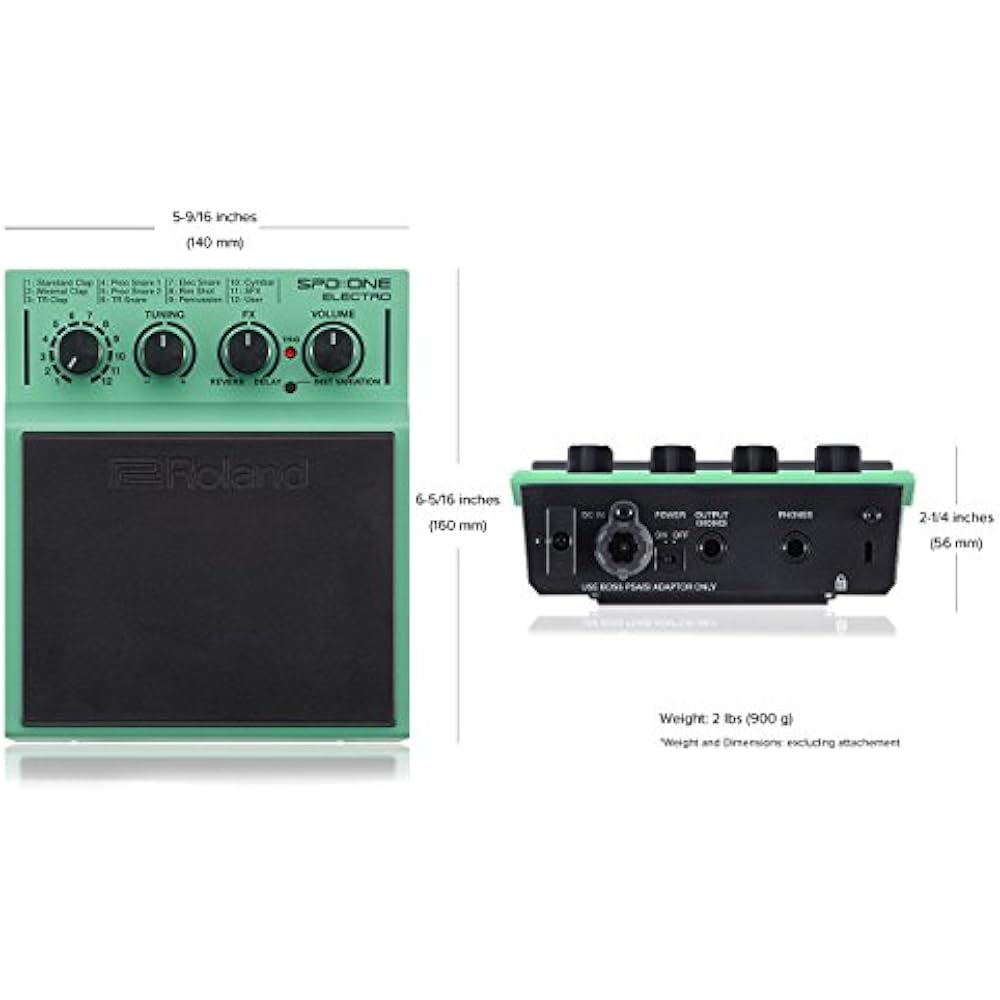 Roland Roland Digital Percussion Pad SPD-1E SPD ONE ELECTRO Percussion Pad Battery Powered