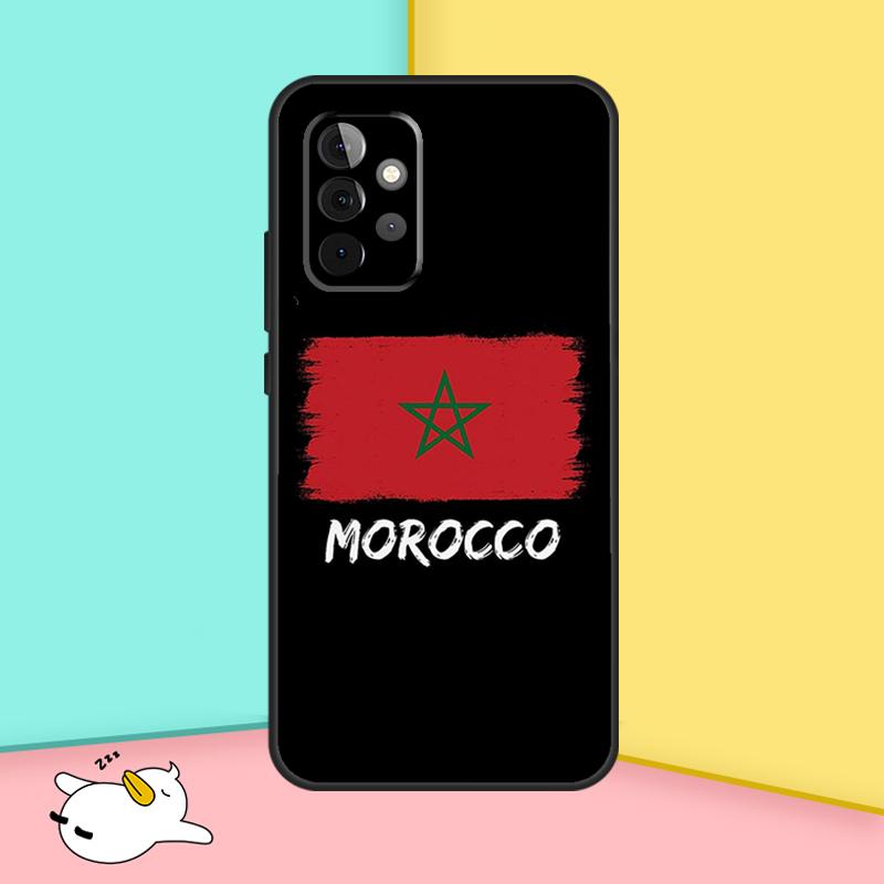 Morocco Flag Moroccan Phone Case For Samsung Galaxy A14 A24 A34 A54 A13 A33 A53 A73 A12 A22 A32 A52 A51 A71 A52S