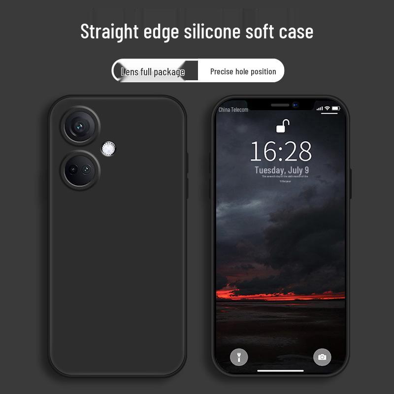 Oppo K11 Защитный чехол из жидкого силикона - Полное покрытие, Защита от падений, Унисекс