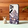Чехол для телефона Re Zero Rem Emilia для iPhone17 16 15 14 13 12 11 Pro Max Plus, 5G Мягкий черный чехол