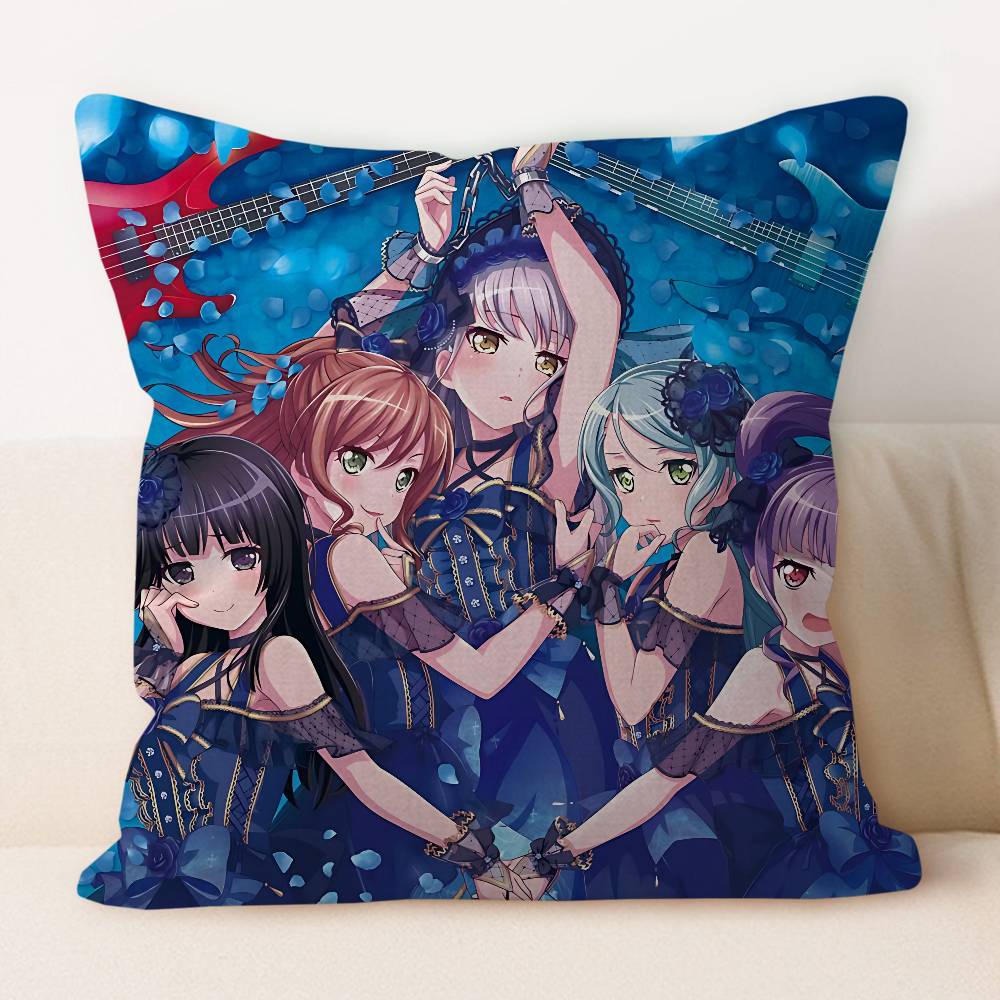 R-Roselia Аниме Декоративная Эстетика Комнаты Наволочка Домашний Декор Спальня Диван Кровать Чехол для Подушки 45x45