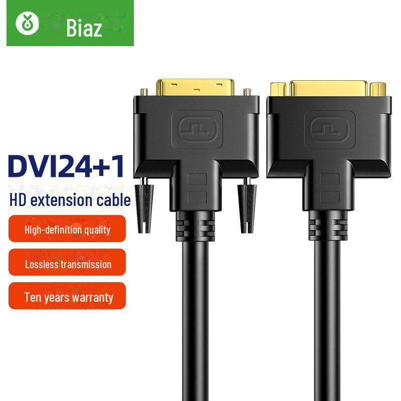 Biaz DVI 24+1 Мужской-Женский Удлинительный Кабель для Монитора