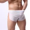 Ультратонкие мужские боксеры с разрезами на бедрах. Цвета в ассортименте