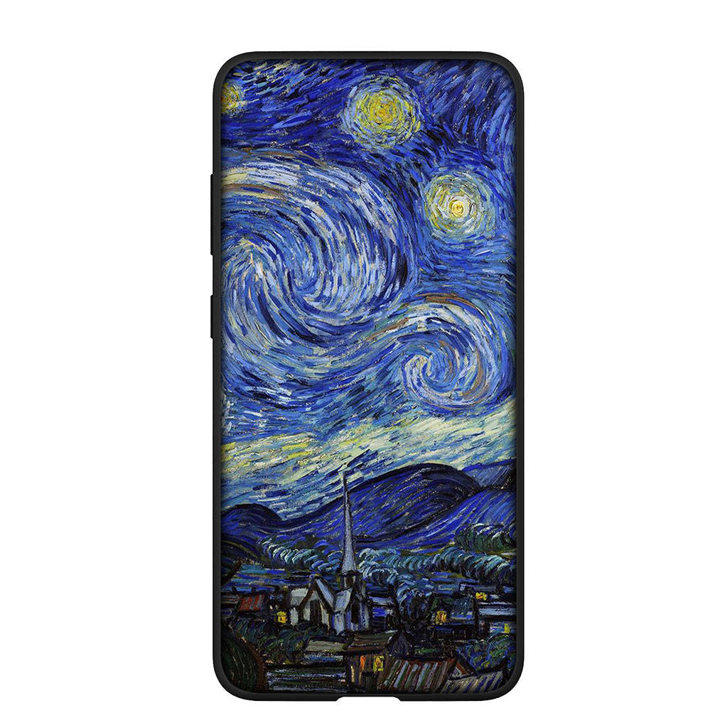 Чехол для телефона Samsung Galaxy S25 S24 S23 iPhone 16 15 Xiaomi Redmi Note 14 13 12 16E X 11 Pro Max OPPO Moto Huawei Wallpaper Sunflower Van Gogh Cover