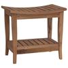 Bathroom Side Table Natural 50 X 35 X 45 Cm Solid Teak Wood