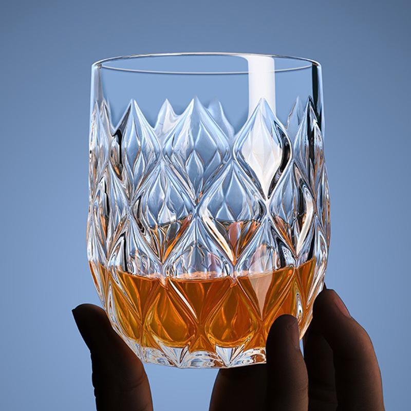 290 мл/310 мл бокалы для вина резные стаканы для виски стакан для сока бутылка для воды премиум-класса европейская классика хрустальное стекло бытовая посуда для напитков