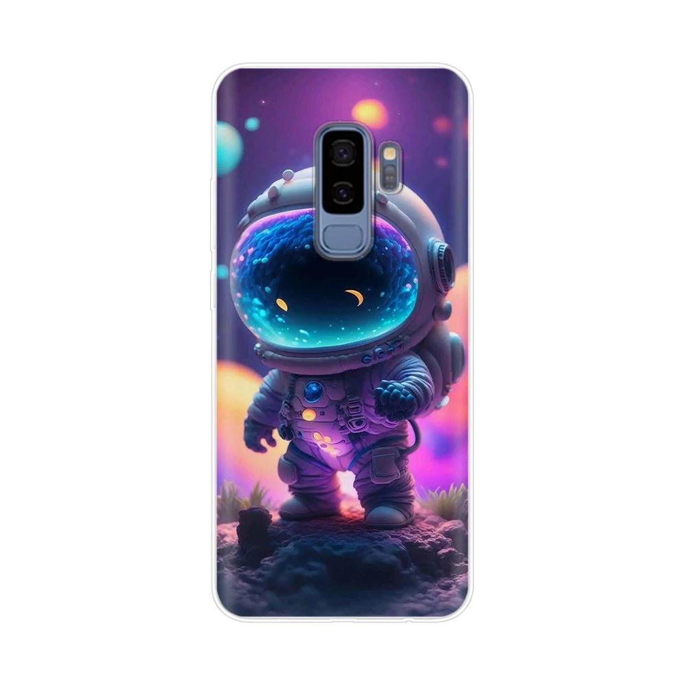 Ударопрочный чехол для Samsung Galaxy S9 Plus Чехол для телефона Животные Расписной Мягкий ТПУ Чехол для Samsung Galaxy S9 S9+ S 9 Fundas
