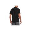 Under Armour Футболка мужская Johnson Series American Vintage с принтом головы быка, повседневная, спортивная, с капюшоном, с коротким рукавом, черная 1361719-001
