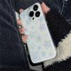 Ins Креативный синий чехол для телефона со звездами для iPhone 16 15 14 ProMax 11 12 13 Pro 7 8 Plus X XS XR Прозрачный противоударный мягкий чехол