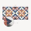 Self-Adhesive Panel With Print - Perfect For The Kitchen 120x60 cm Geometric Floral Pattern