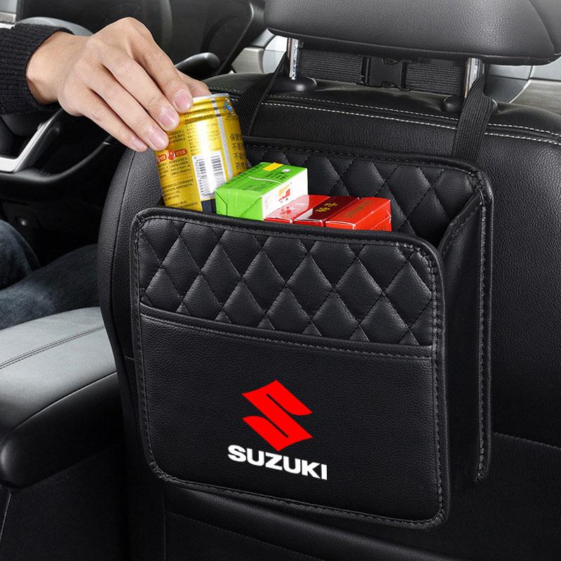 TLIN5 Car Back Seat Storage Universal Bag Organizer Trunk Elastic for Suzuki Samurai S-Cross SX4 Swift XL-7 Liana Spresso Celerio Car