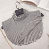 Windproof Turtleneck Cotton Scarf Fashion Fake Collar  Women
