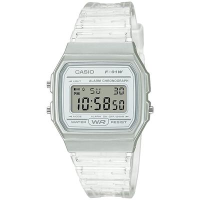 Наручные часы Casio Collection F-91WS-7JH белого цвета