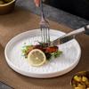 Stone Pattern Ceramic Dinner Plate
