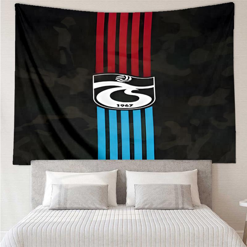 Turkish Football Club Emblem Tapestry Room Decoration Wall Hanging for Living Room Bedroom, dormitory, Birthday and Christmas gifts