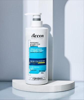 Шампунь Accen с тройным контролем жирности, против перхоти, для объема