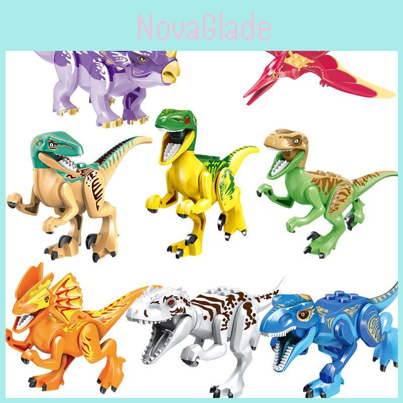 Vivid Jurassic World Dinosaur Building Blocks With Movable Parts For Kids