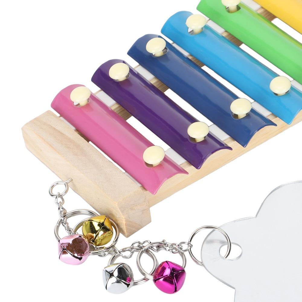 Non-Toxic Pecking Xylophone Wood Bird Xylophone Fun Chicken Wooden Toy African Macaws
