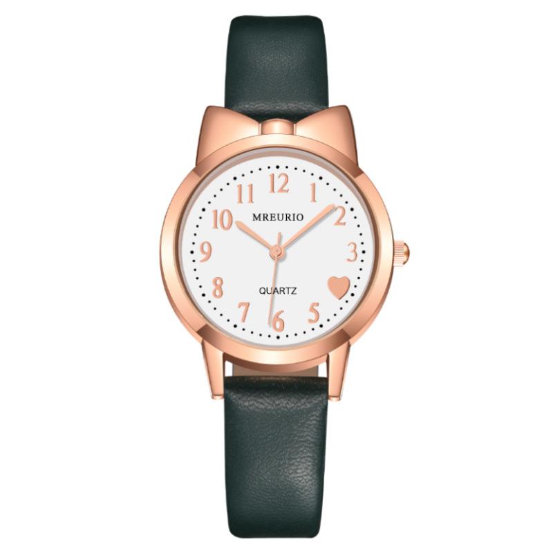 Студенческие женские часы для девочек, женские часы, милые детские кварцевые часы с поясом Bow Love Digital