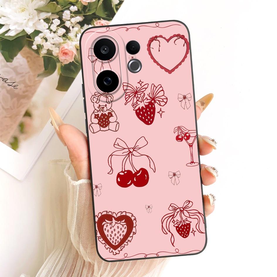Чехол для Vivo V60 Lite 5G Милый Панда Кролик Мягкий Конфетный Силиконовый Ударопрочный Чехол для Vivo V60 5G Coque V2511 V 60 V60Lite Корпус