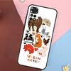 Веганский чехол с рисунком для Xiaomi Redmi Note 14 13 Pro 12 11 9 10 9S 10S 11S 12S Redmi 14C 10C 12C 13C