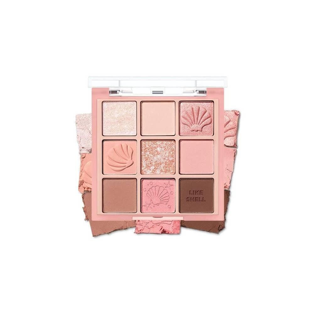 HOLIKA SHELL BEACH Holika My Fave Mood Eye Palette 08 ON THE 1 pcs
