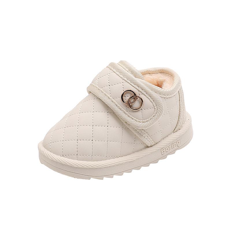 Водонепроницаемые детские зимние ботинки с бархатной подкладкой — теплая зимняя обувь с мягкой подошвой для малышей (Мальчики и девочки)