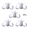 5Pcs Frog Soft Bait 2.5cm 2.25g Frog Baits Artificial Mandarin Fish Snakehead Bass Fishing Lure Swimming Posture Biomimetic Lure